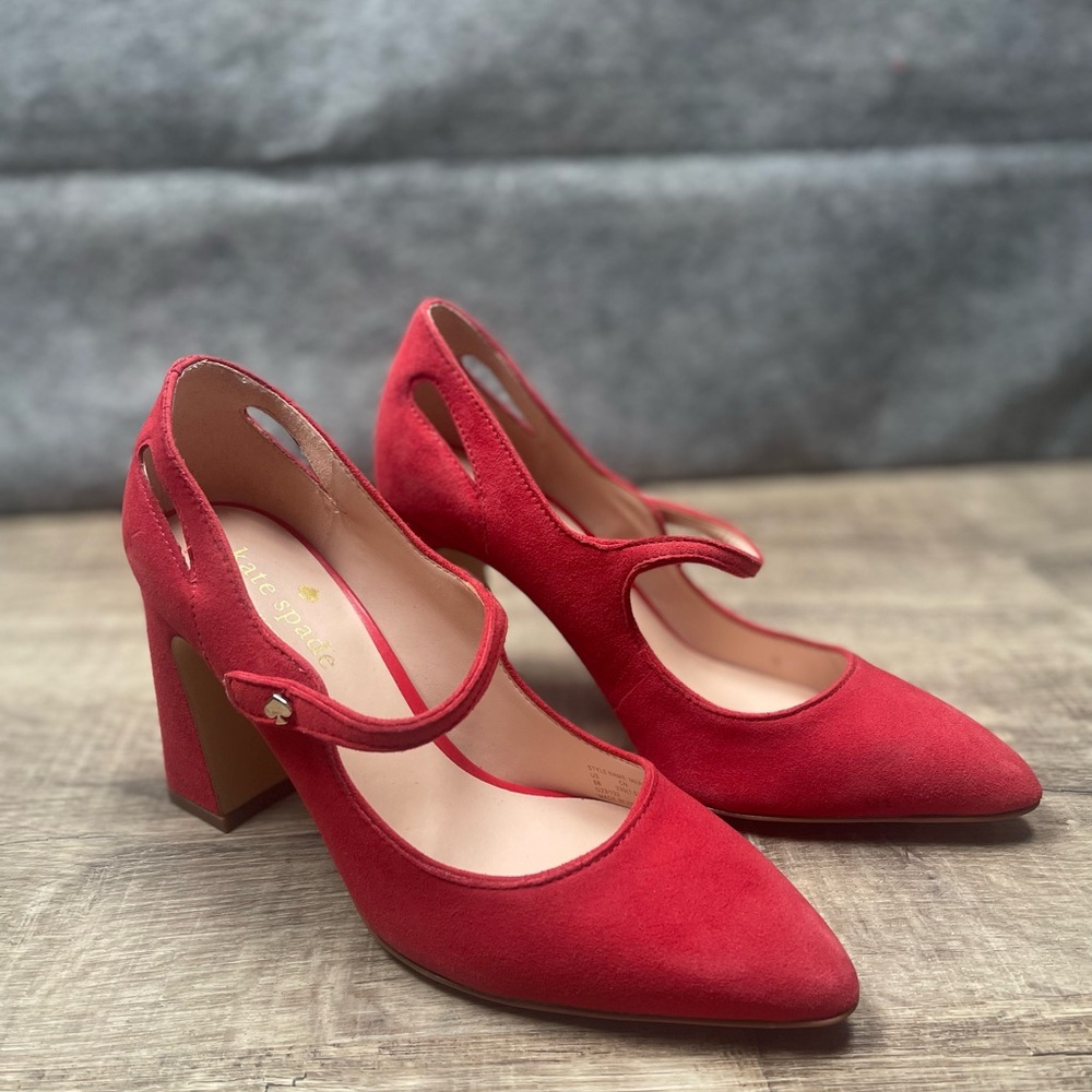 Kate Spade New York classic Meredith Pointed Toe Pump in Red Womens Size 6